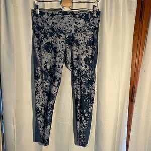 Under Armour Blue and Gray Patterned Leggings